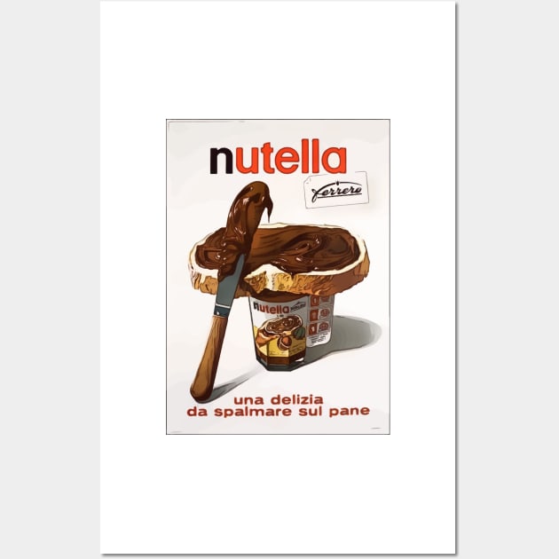 Nutella Retro Ads Wall Art by Playful Creatives